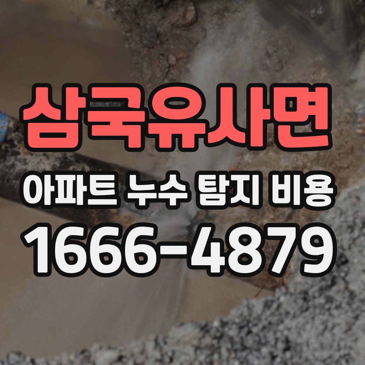 삼국유사면 아파트 누수 탐지 비용