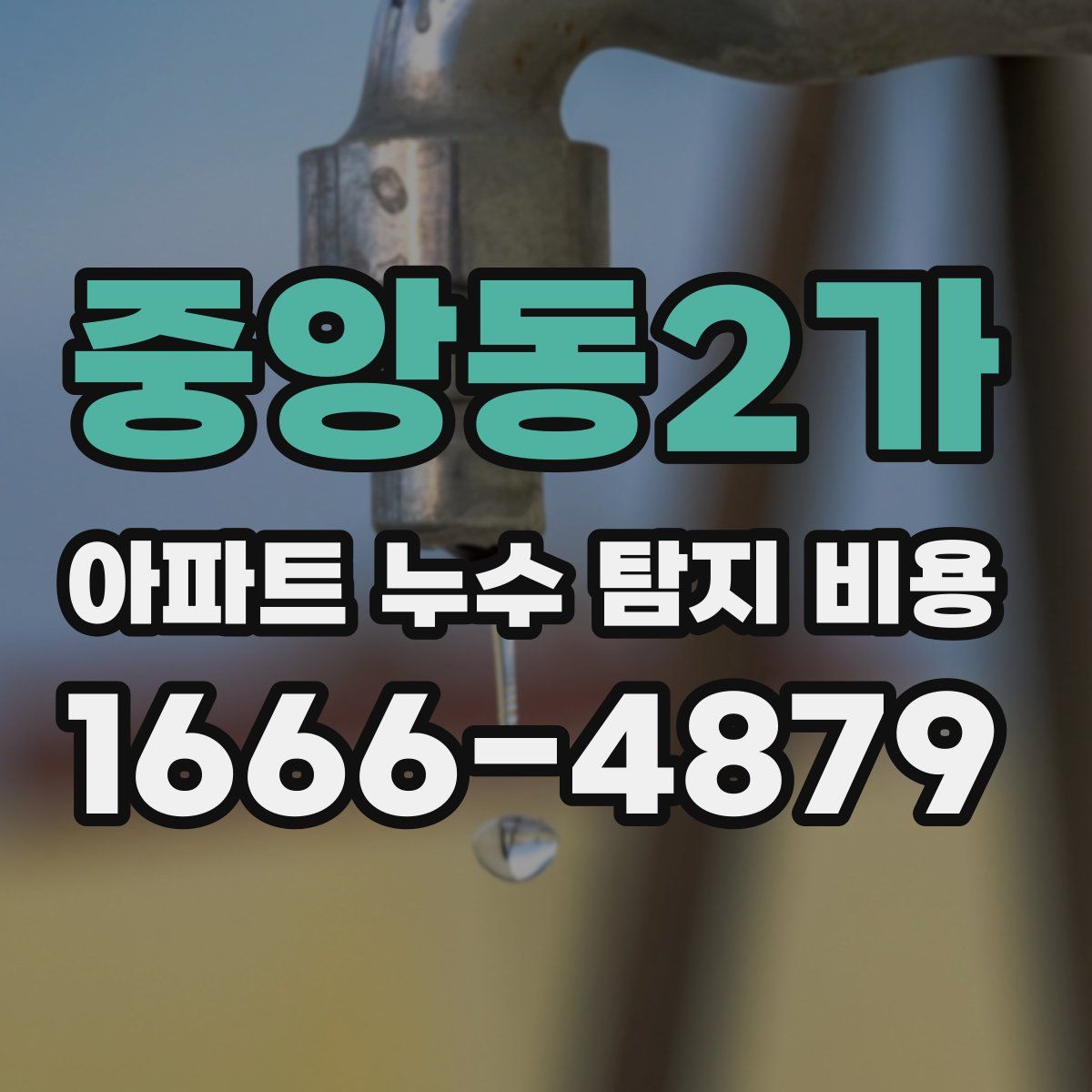 중앙동2가 아파트 누수 탐지 비용