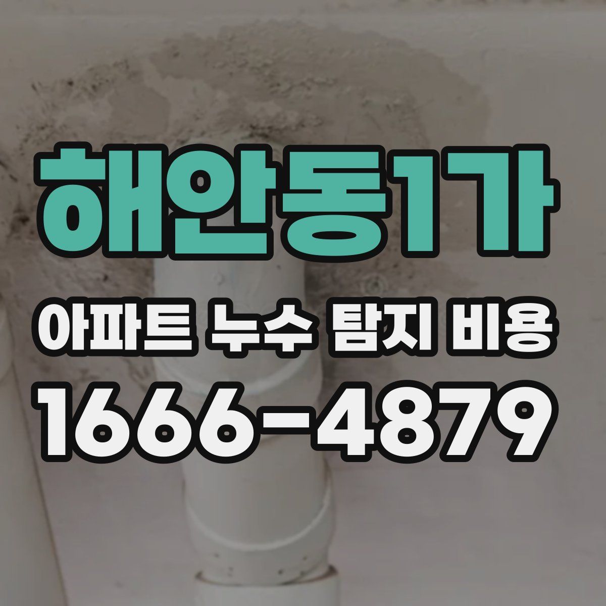 해안동1가 아파트 누수 탐지 비용
