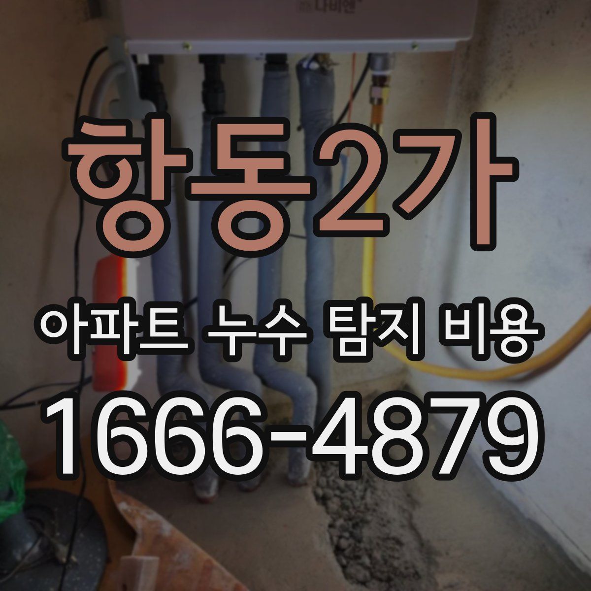 항동2가 아파트 누수 탐지 비용