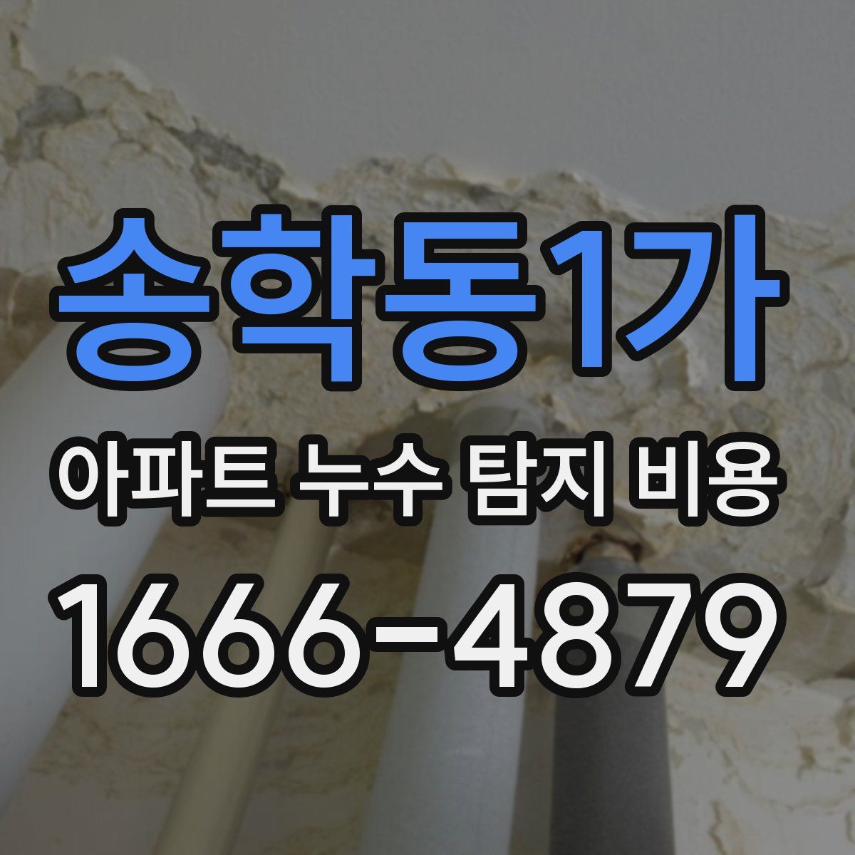 송학동1가 아파트 누수 탐지 비용