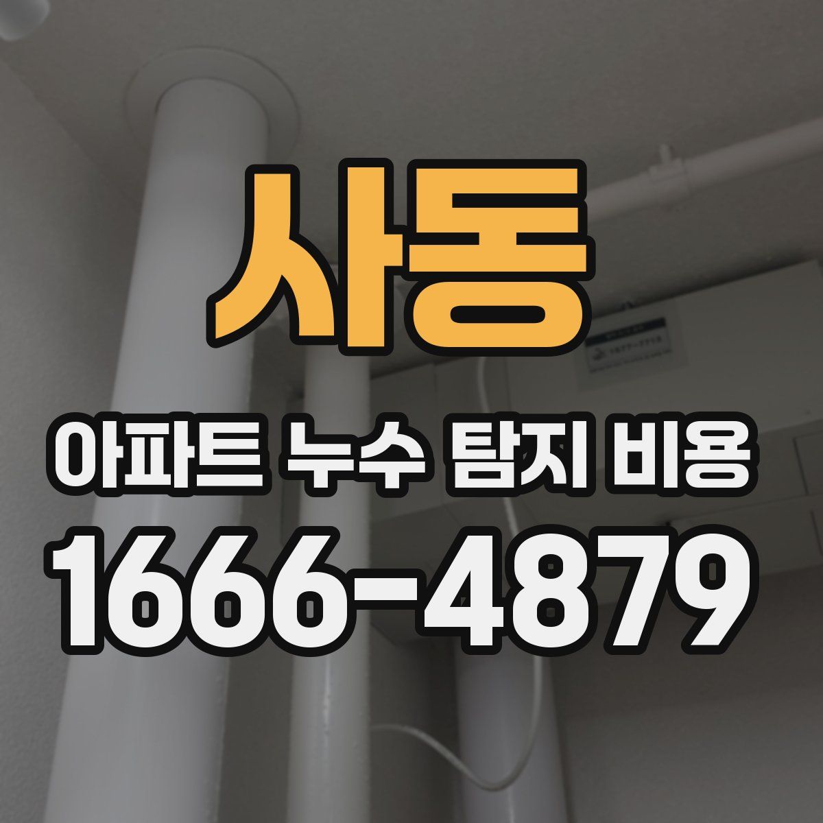 사동 아파트 누수 탐지 비용