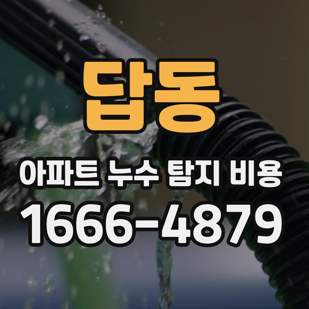 답동 아파트 누수 탐지 비용