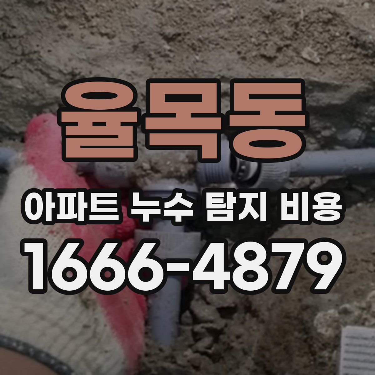 율목동 아파트 누수 탐지 비용