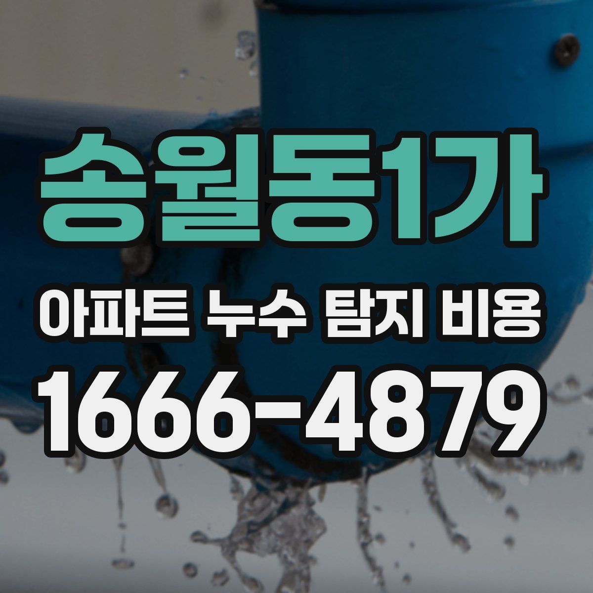 송월동1가 아파트 누수 탐지 비용