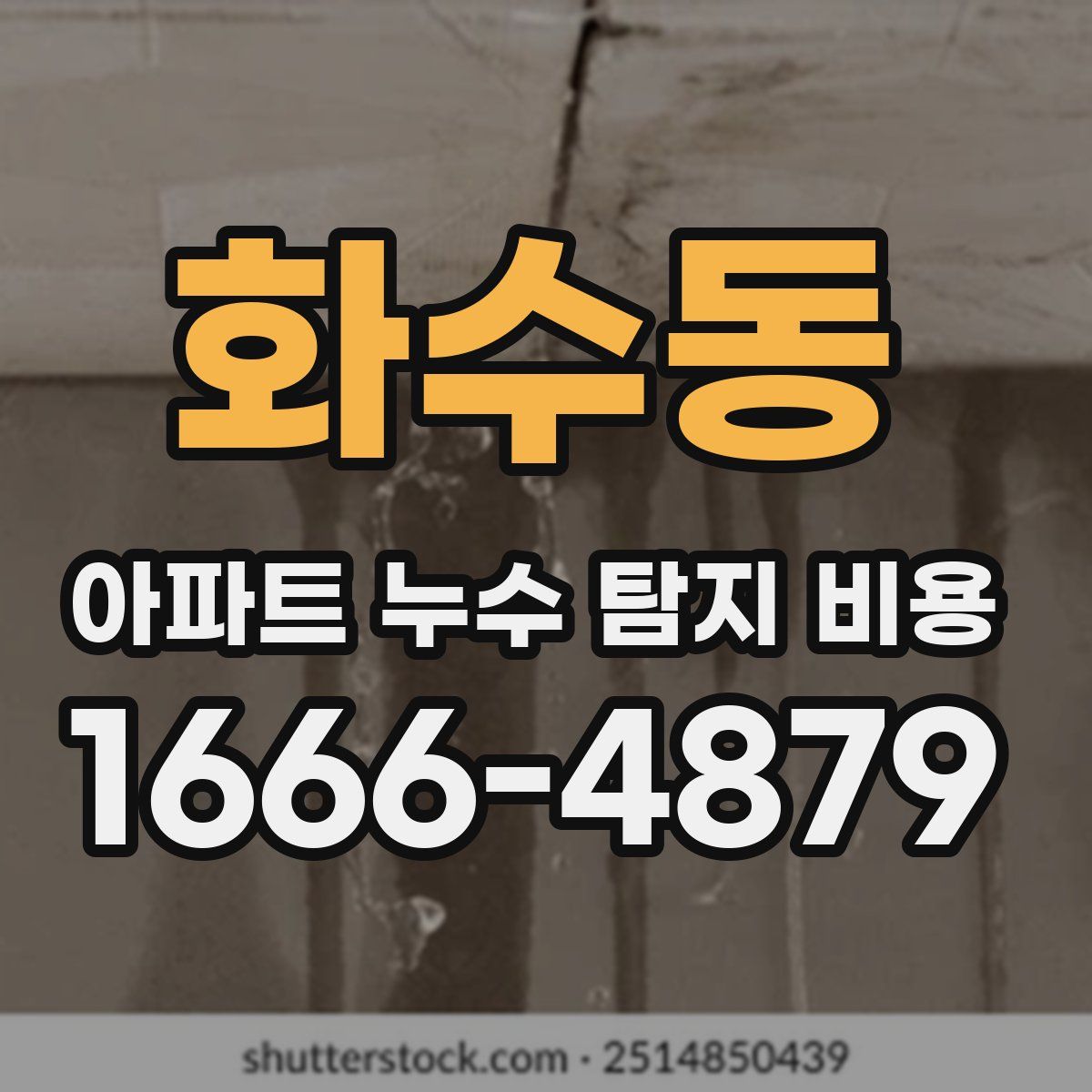 화수동 아파트 누수 탐지 비용