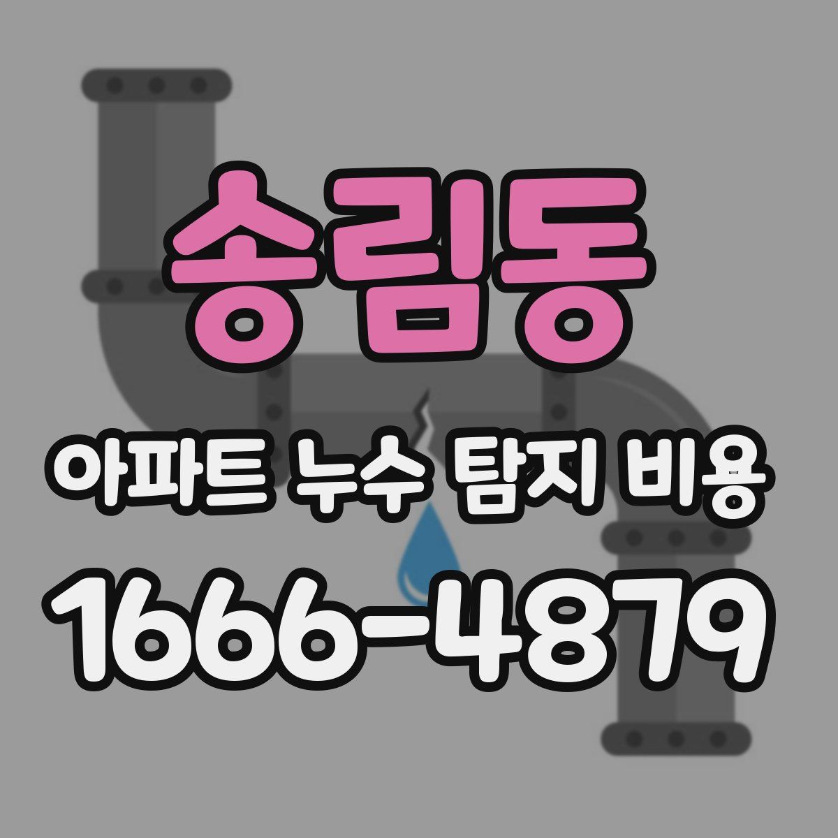 송림동 아파트 누수 탐지 비용