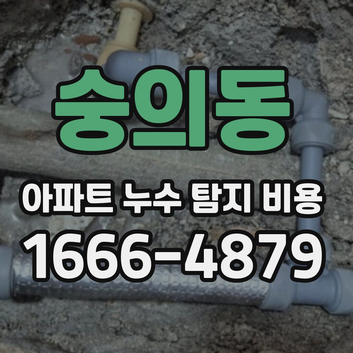 숭의동 아파트 누수 탐지 비용