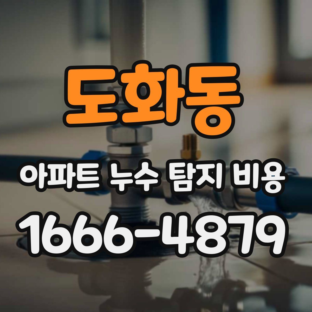 도화동 아파트 누수 탐지 비용