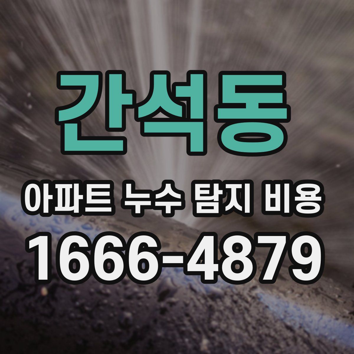 간석동 아파트 누수 탐지 비용