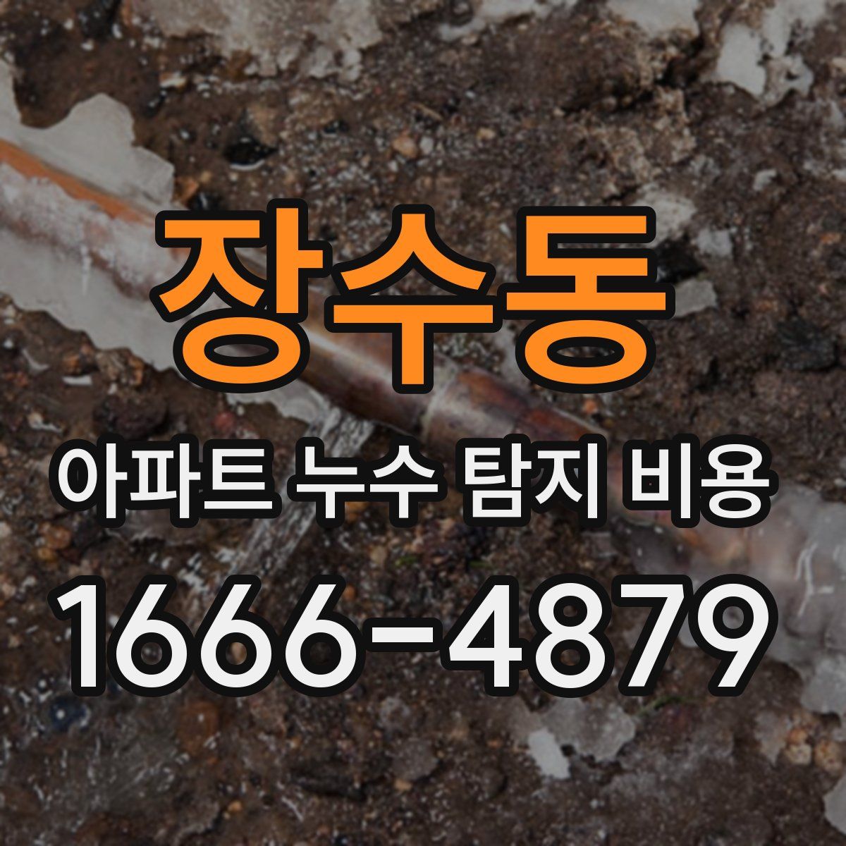 장수동 아파트 누수 탐지 비용
