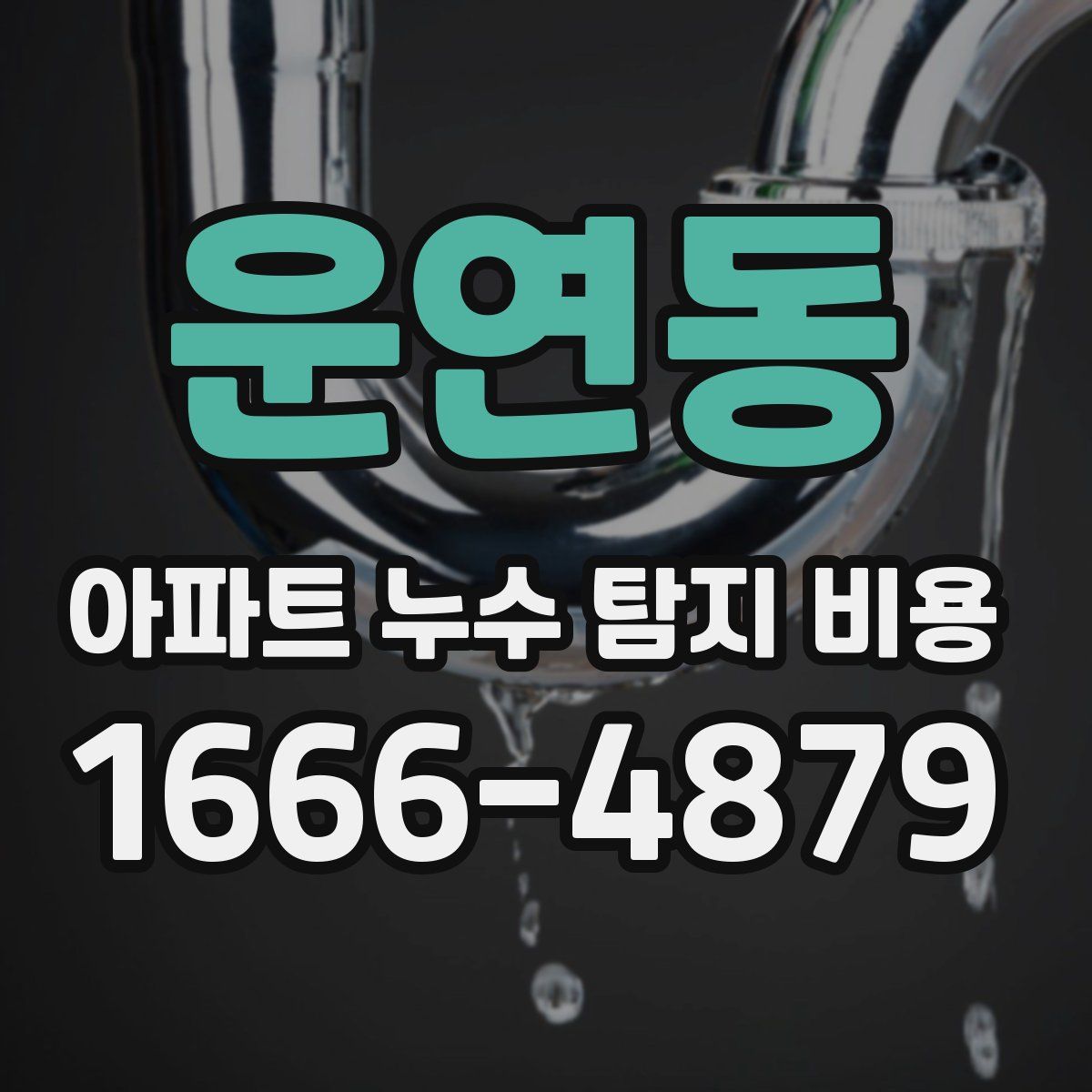 운연동 아파트 누수 탐지 비용