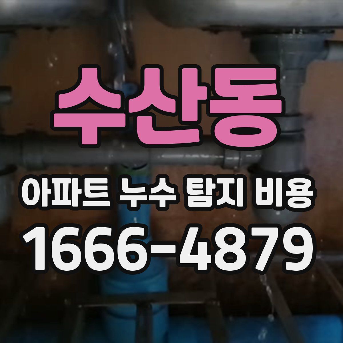 수산동 아파트 누수 탐지 비용