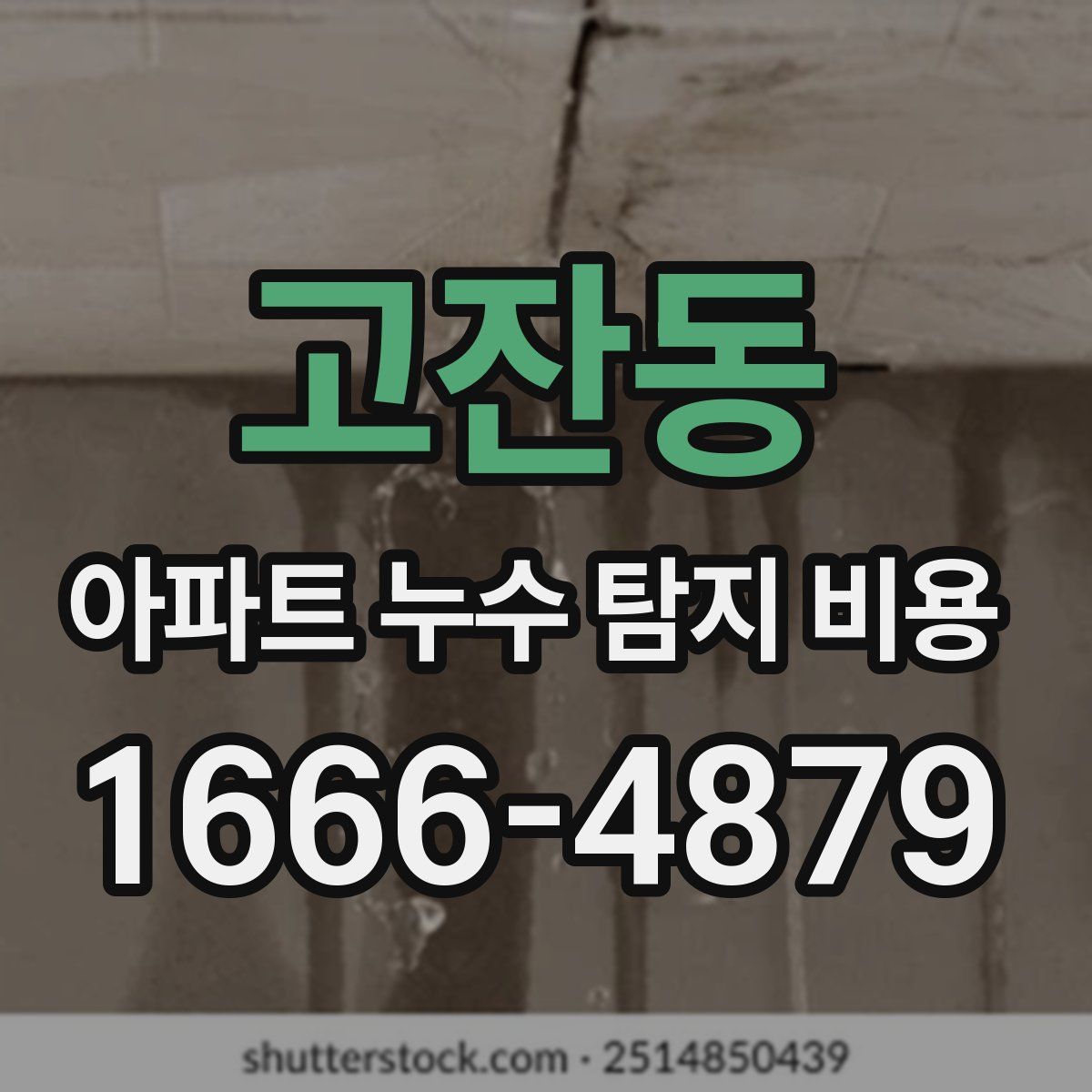 고잔동 아파트 누수 탐지 비용