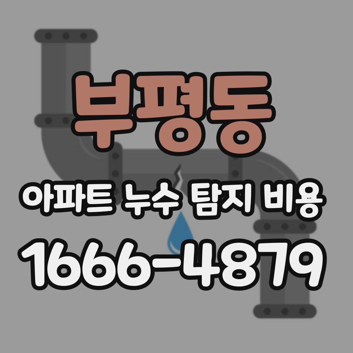 부평동 아파트 누수 탐지 비용