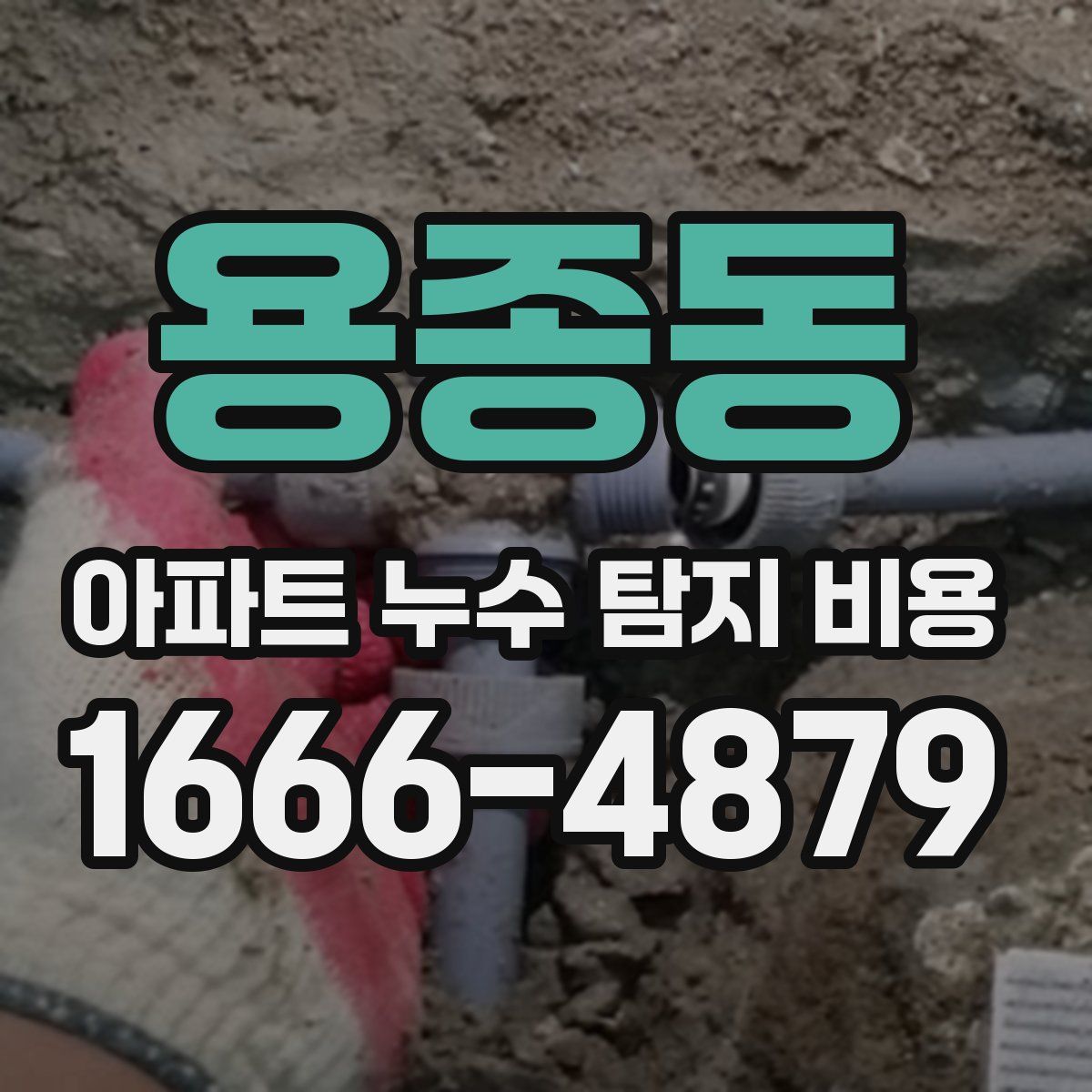용종동 아파트 누수 탐지 비용