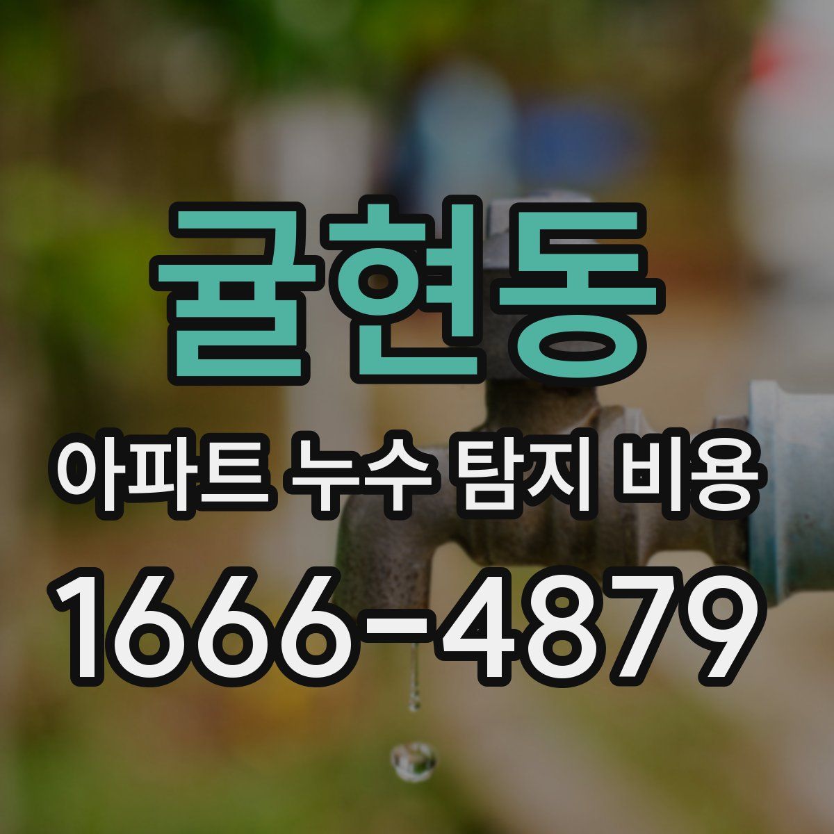 귤현동 아파트 누수 탐지 비용