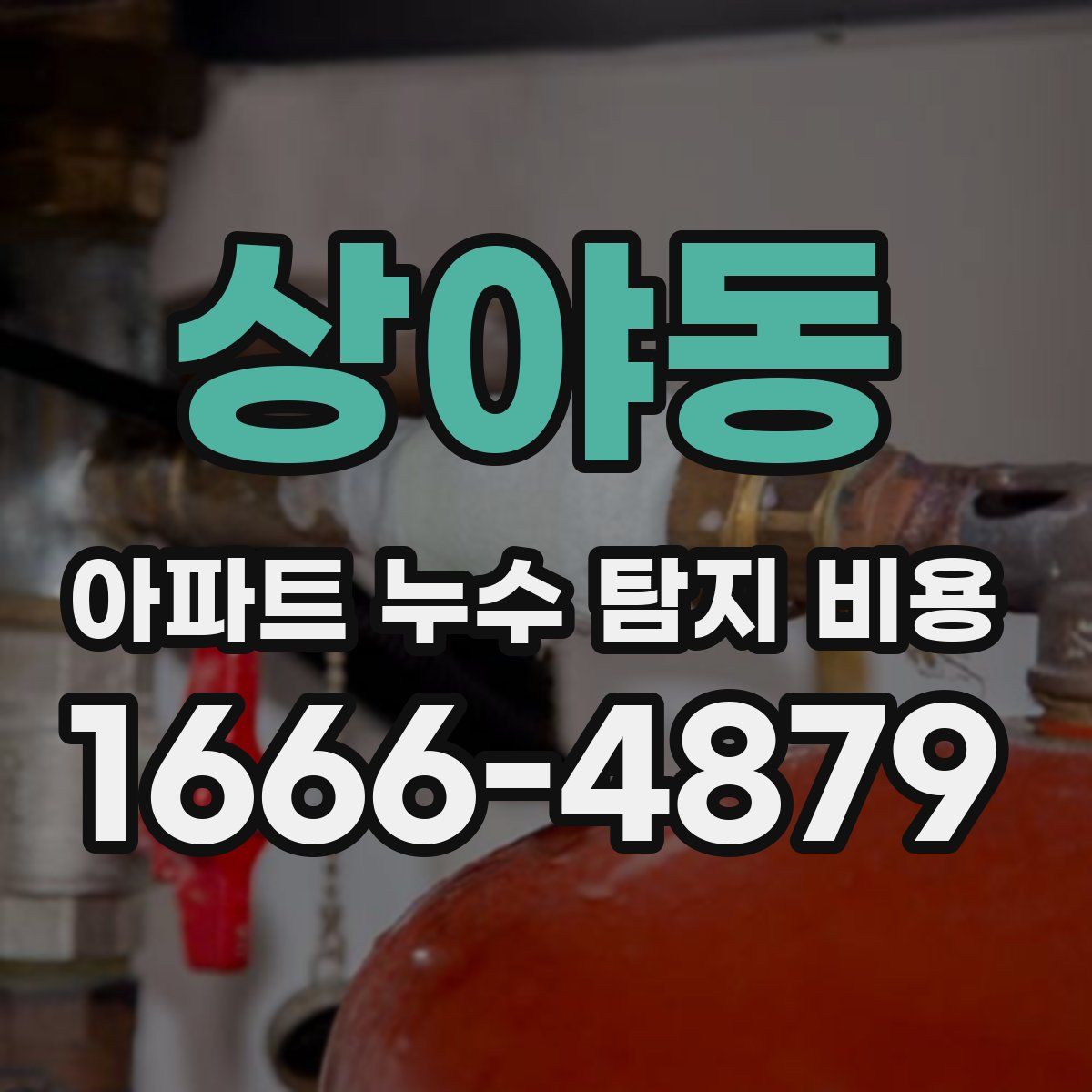 상야동 아파트 누수 탐지 비용