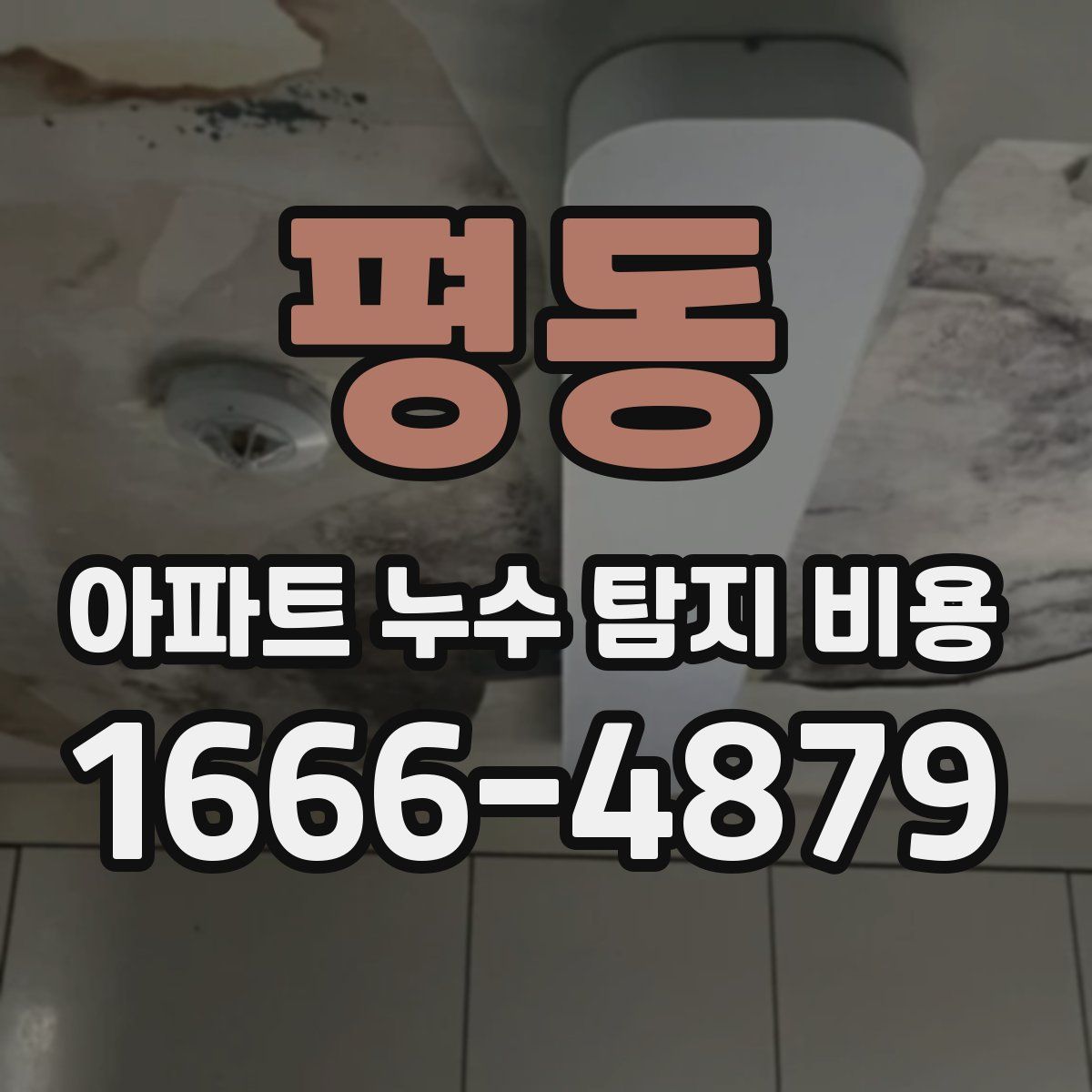 평동 아파트 누수 탐지 비용