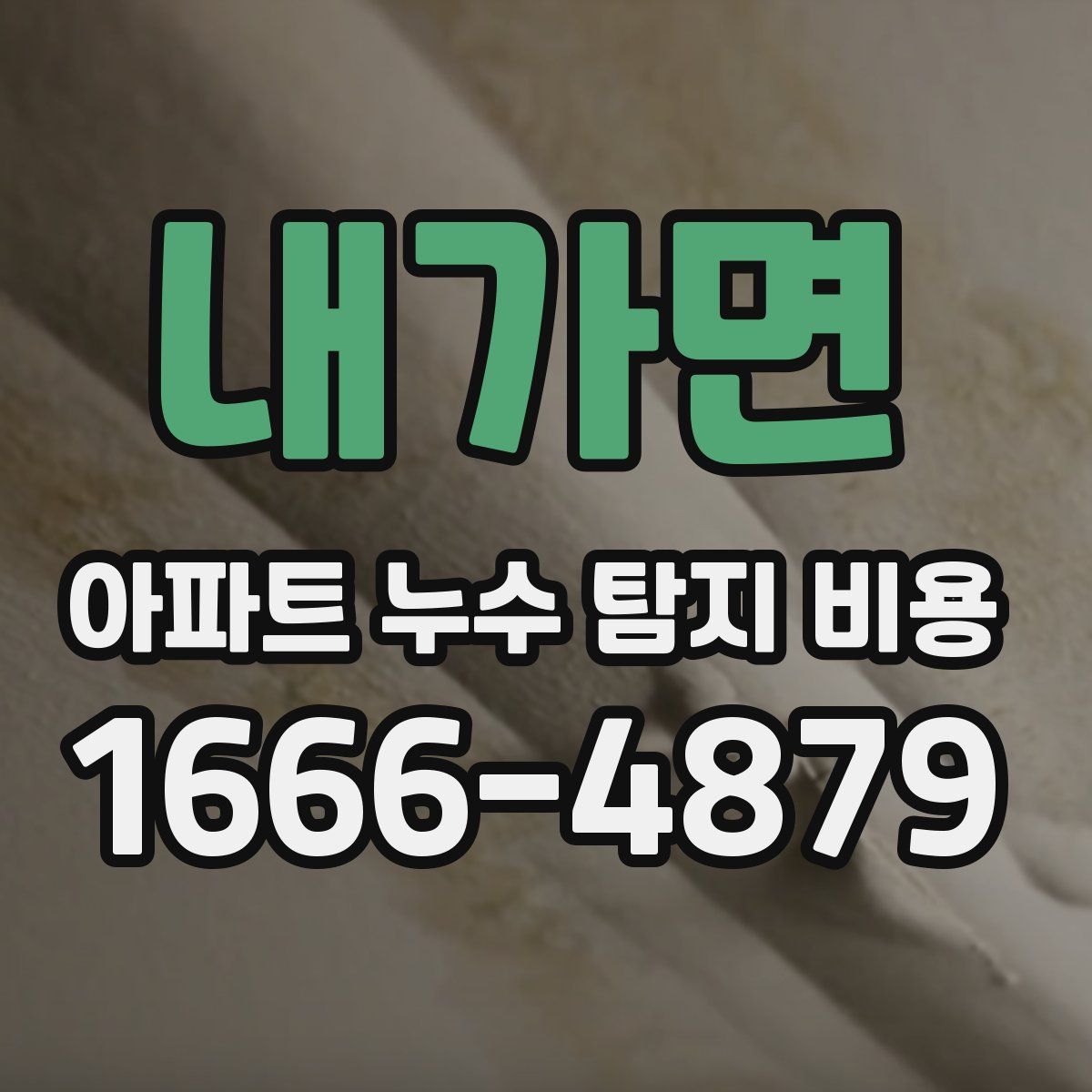 내가면 아파트 누수 탐지 비용