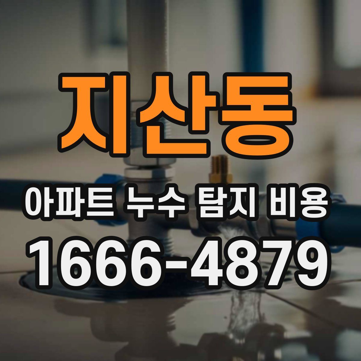 지산동 아파트 누수 탐지 비용