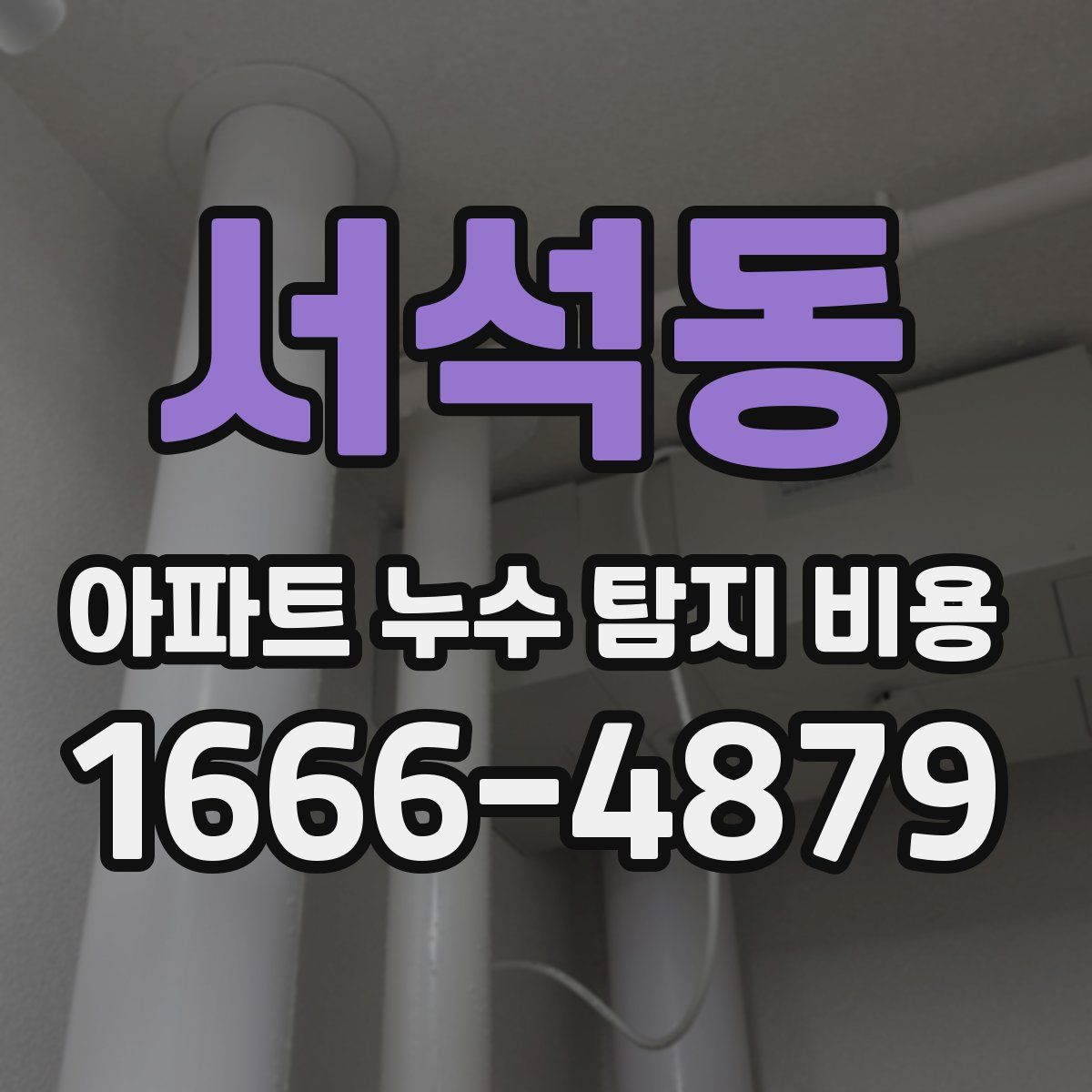 서석동 아파트 누수 탐지 비용