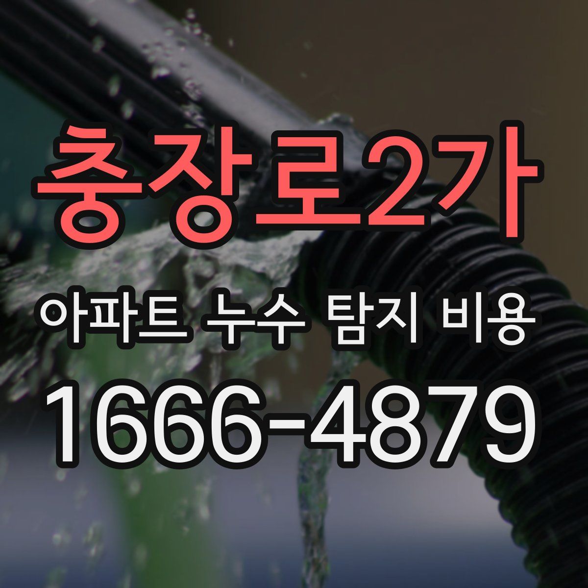 충장로2가 아파트 누수 탐지 비용
