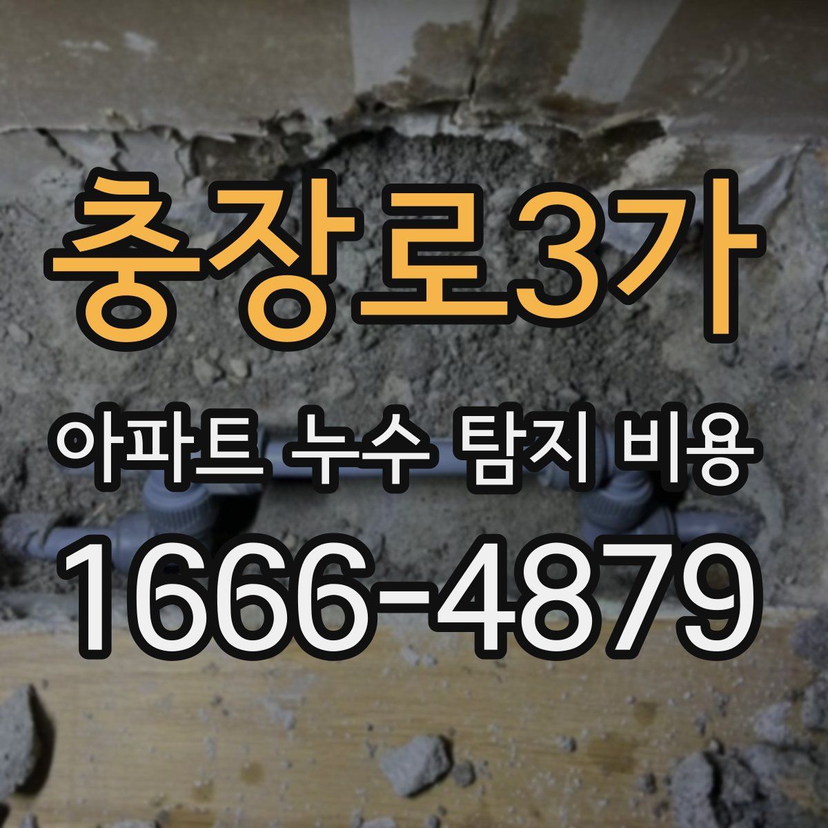 충장로3가 아파트 누수 탐지 비용