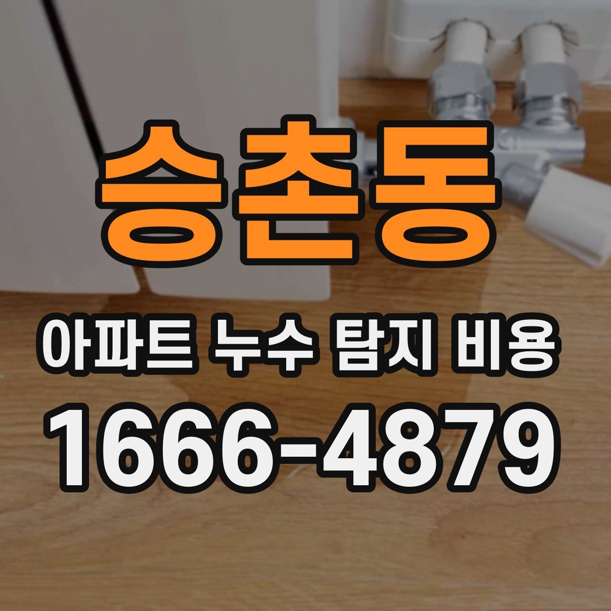 승촌동 아파트 누수 탐지 비용