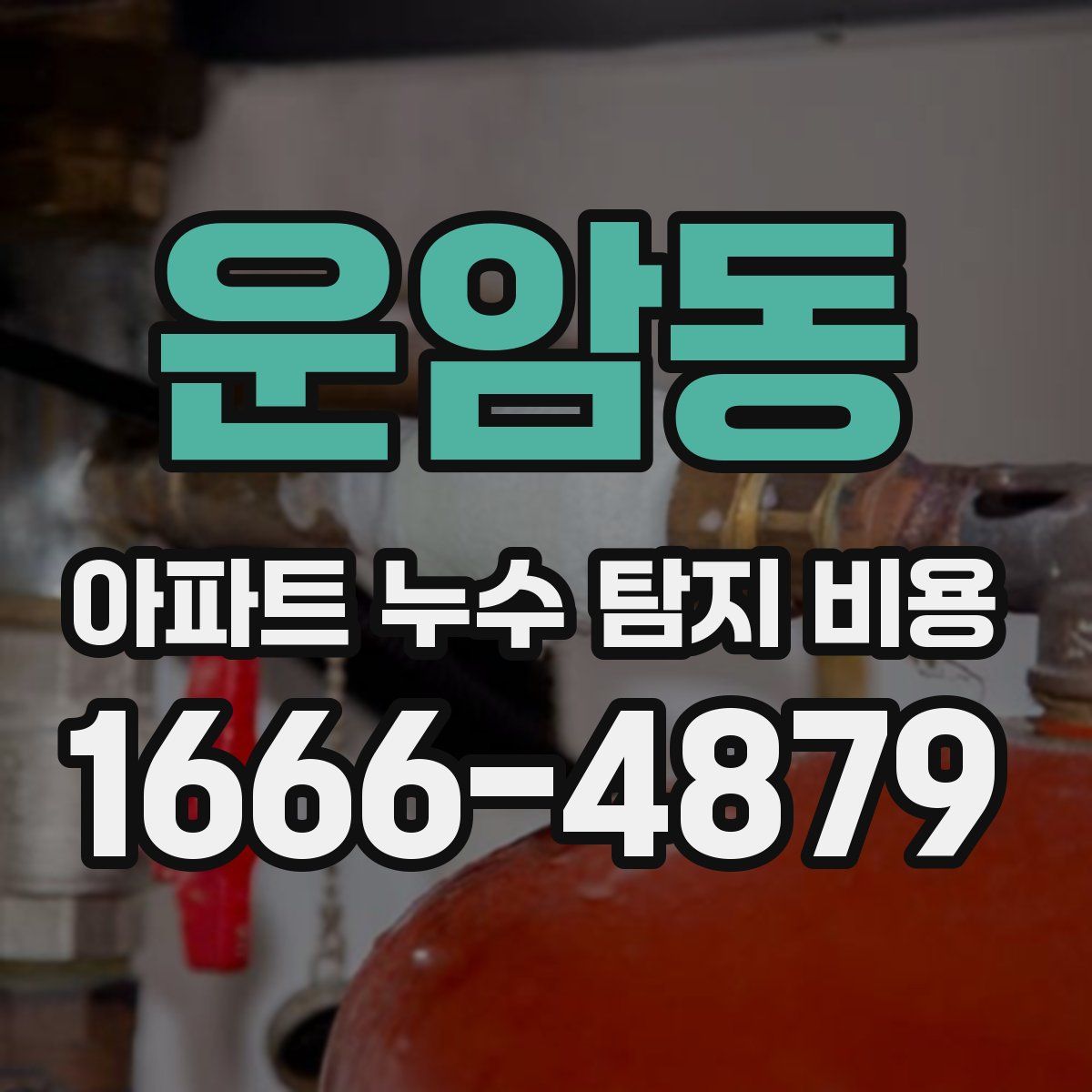운암동 아파트 누수 탐지 비용