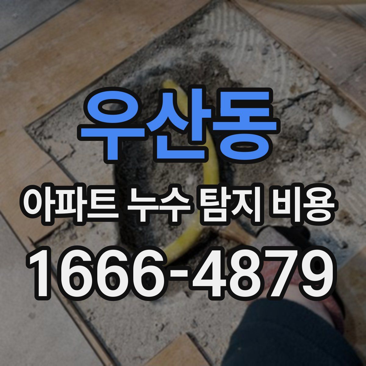 우산동 아파트 누수 탐지 비용
