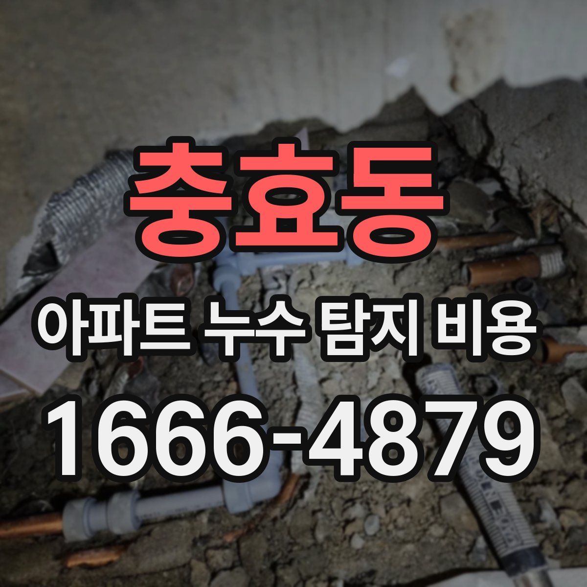 충효동 아파트 누수 탐지 비용