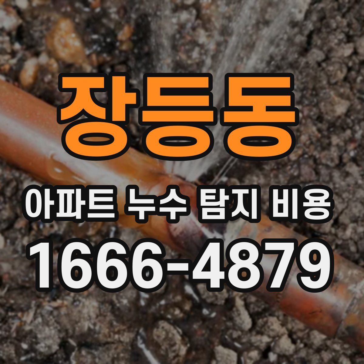 장등동 아파트 누수 탐지 비용
