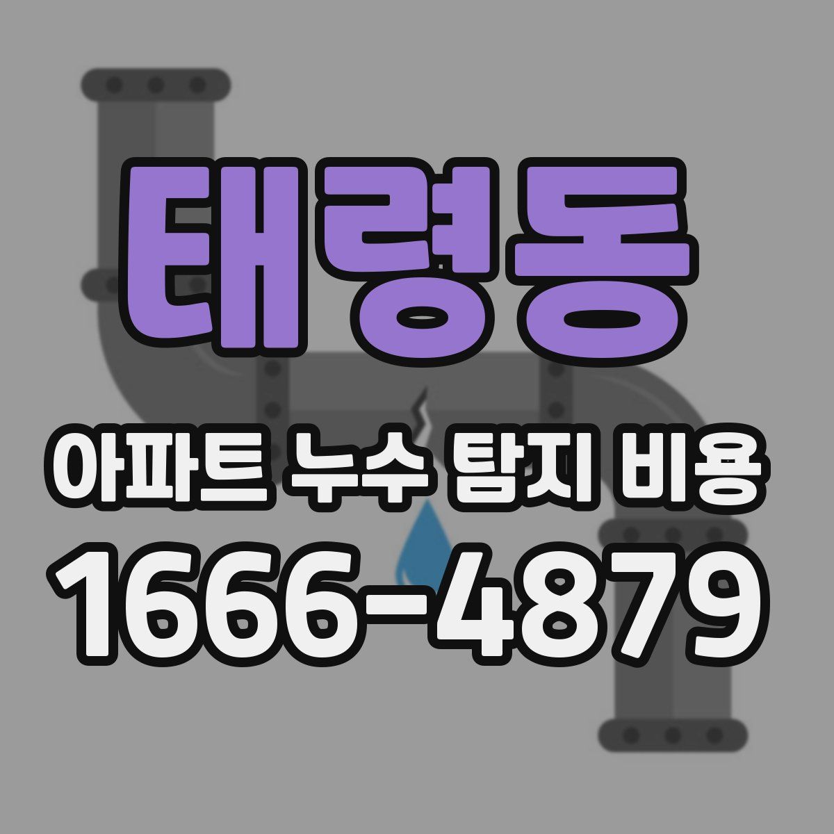 태령동 아파트 누수 탐지 비용