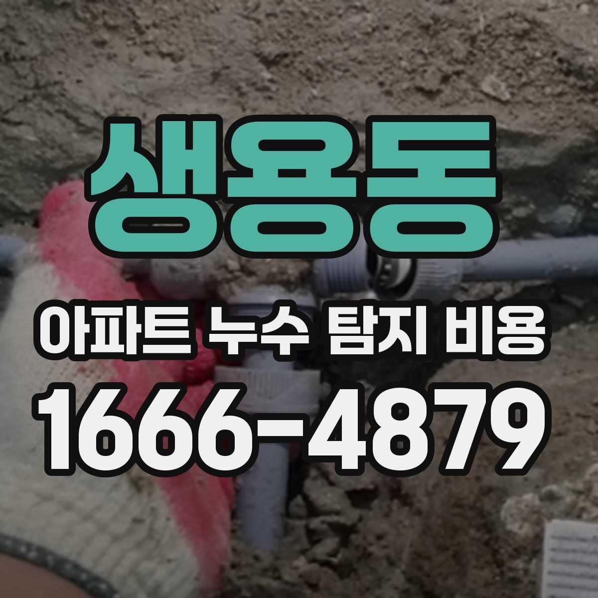 생용동 아파트 누수 탐지 비용