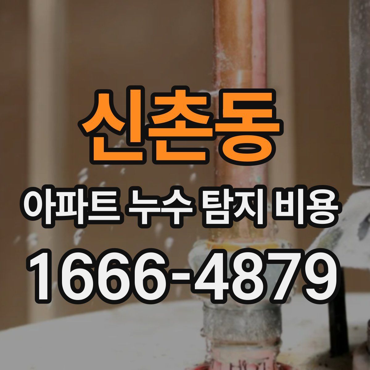 신촌동 아파트 누수 탐지 비용