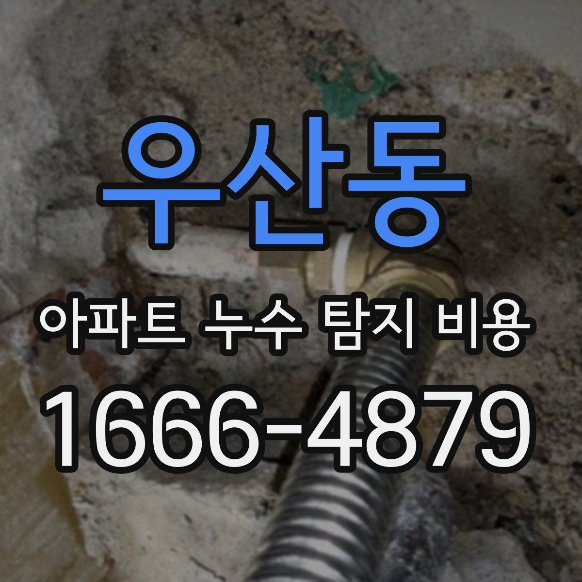 우산동 아파트 누수 탐지 비용