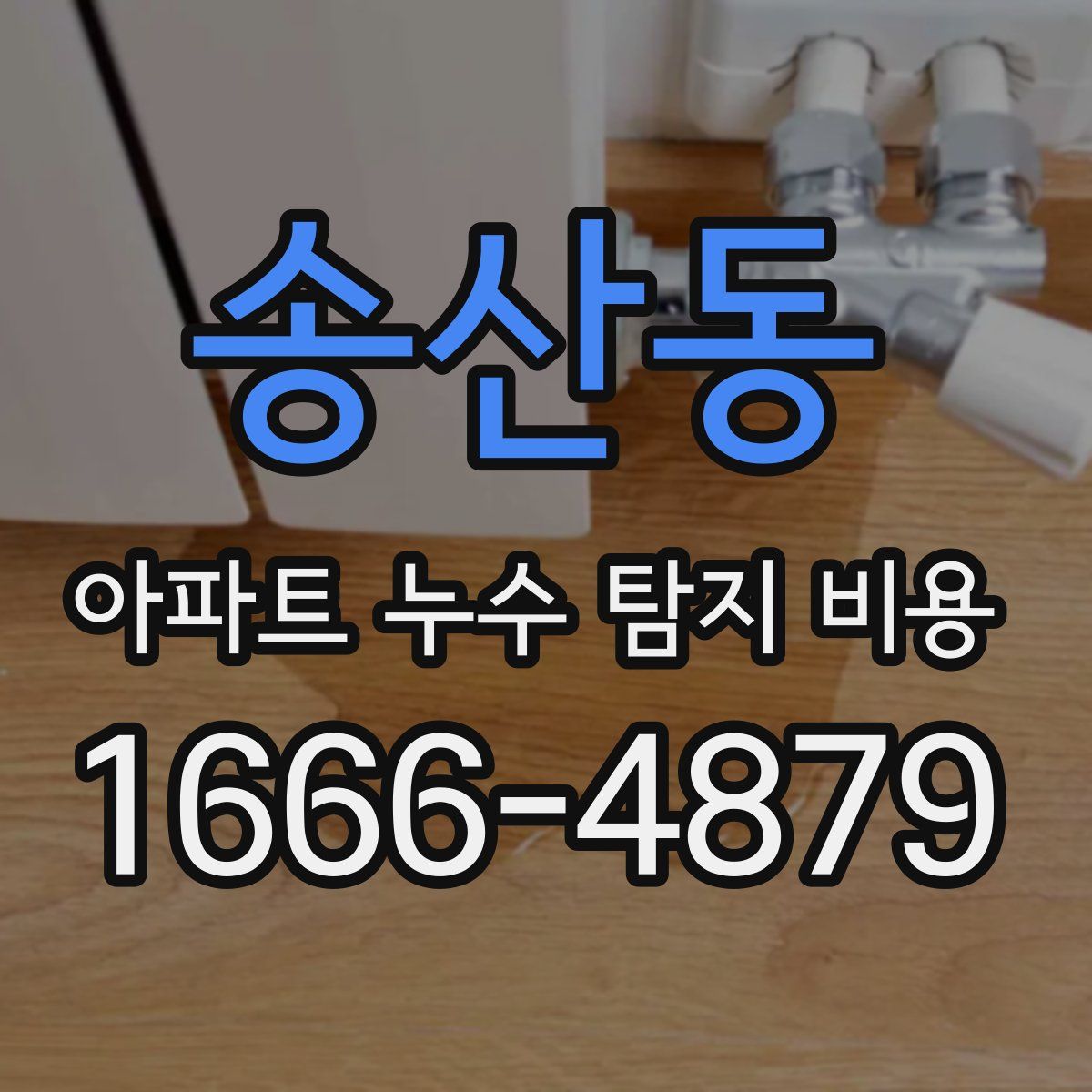 송산동 아파트 누수 탐지 비용