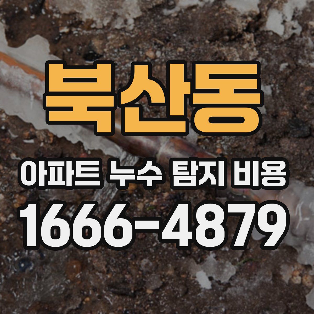 북산동 아파트 누수 탐지 비용