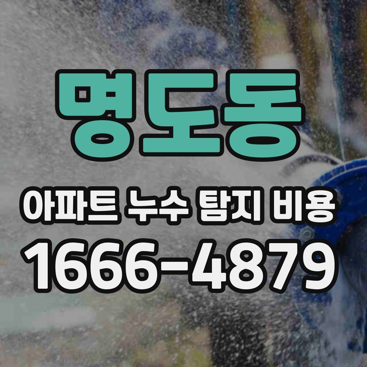 명도동 아파트 누수 탐지 비용