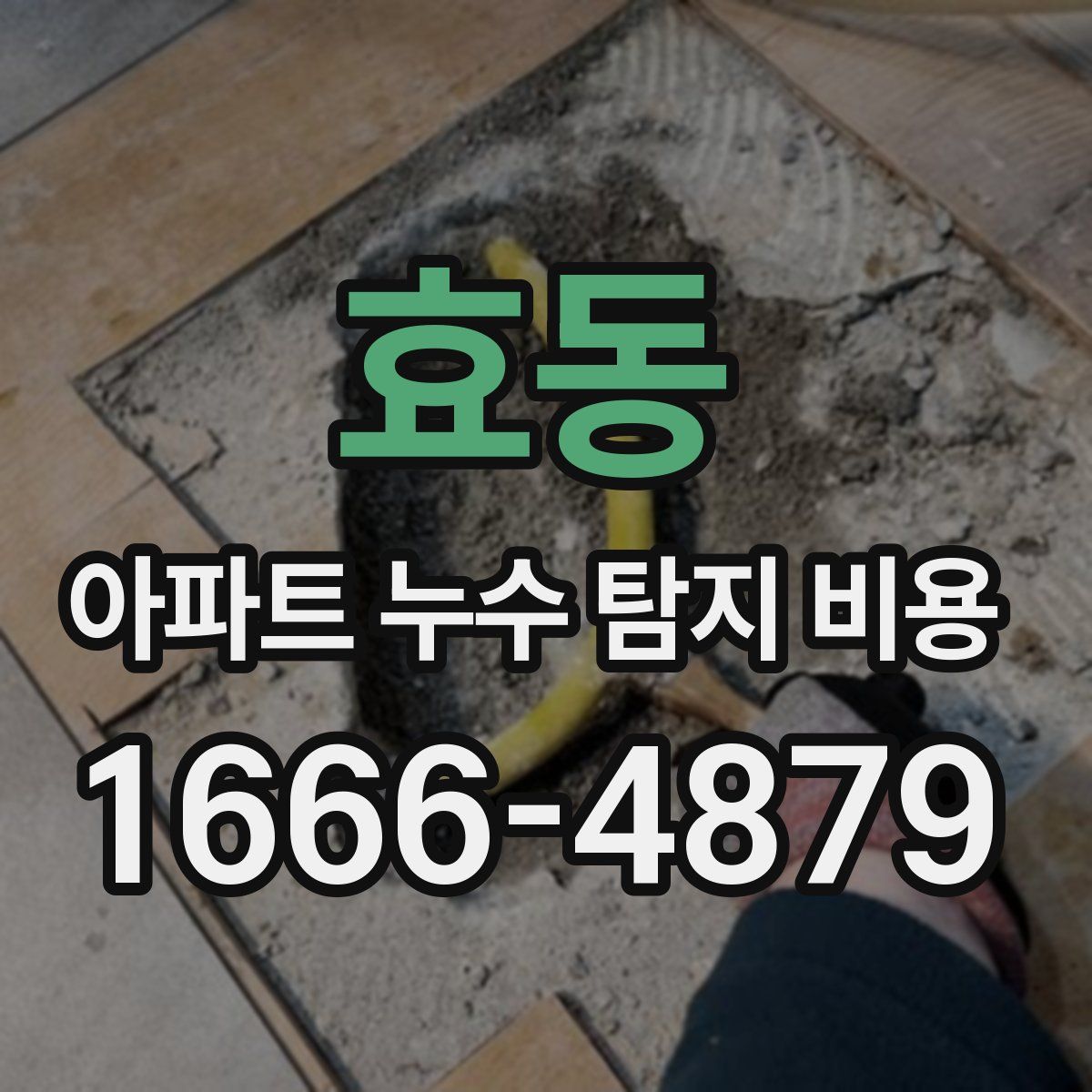 효동 아파트 누수 탐지 비용