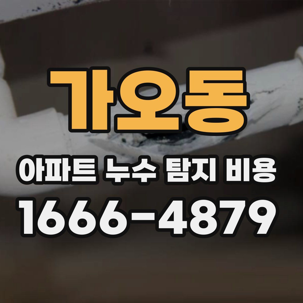 가오동 아파트 누수 탐지 비용