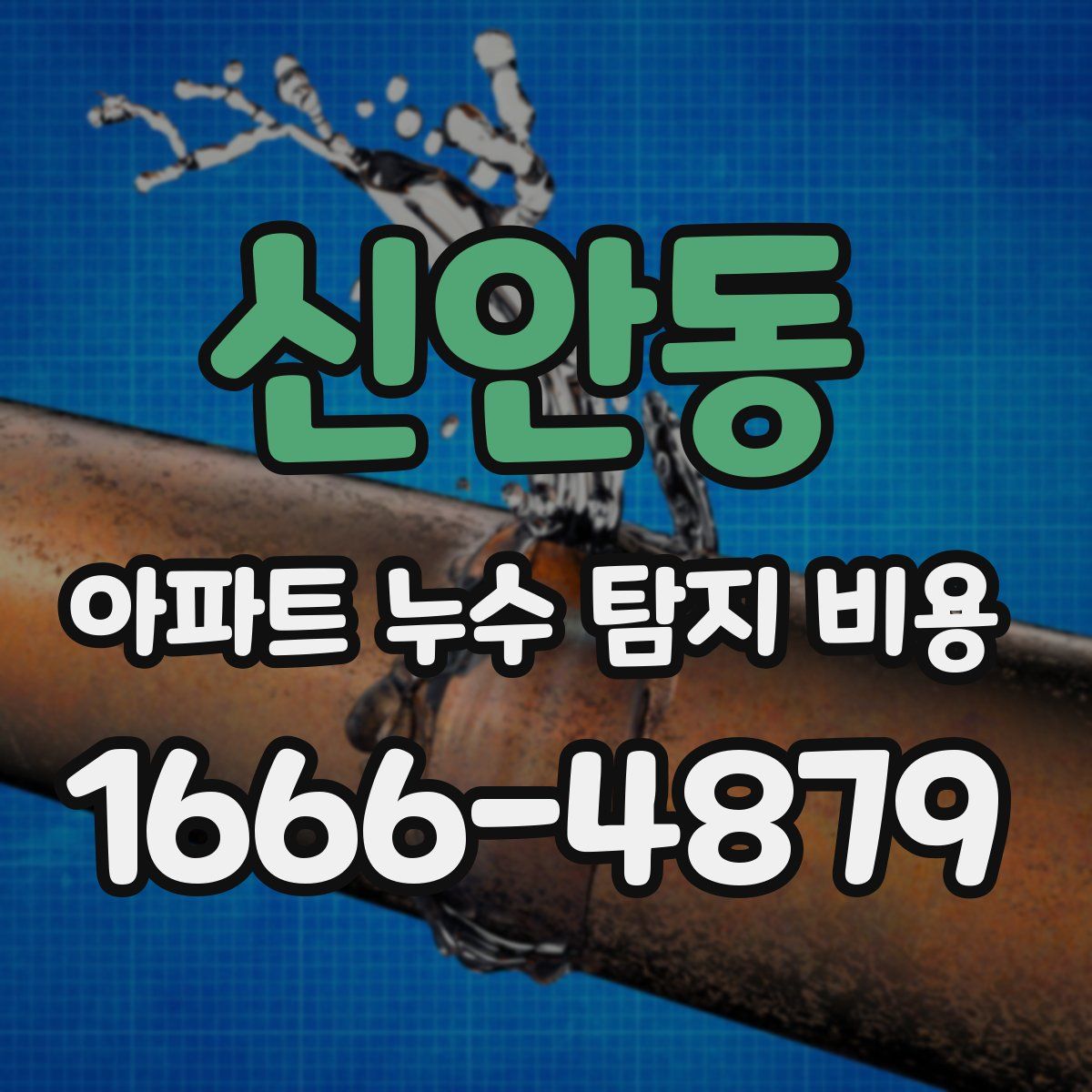 신안동 아파트 누수 탐지 비용