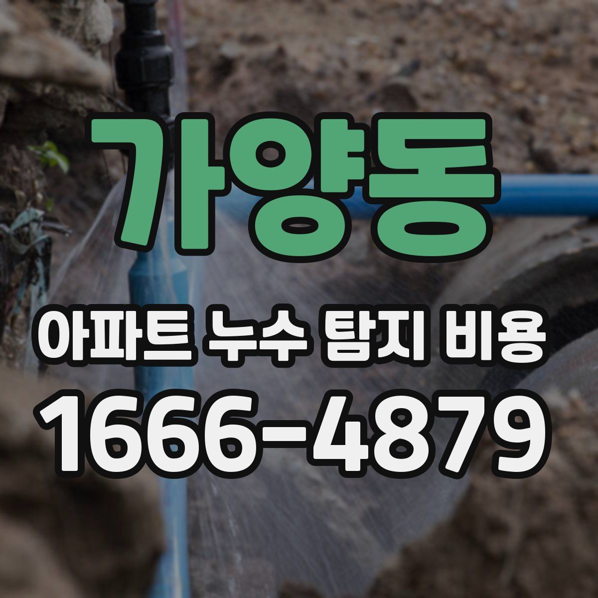 가양동 아파트 누수 탐지 비용