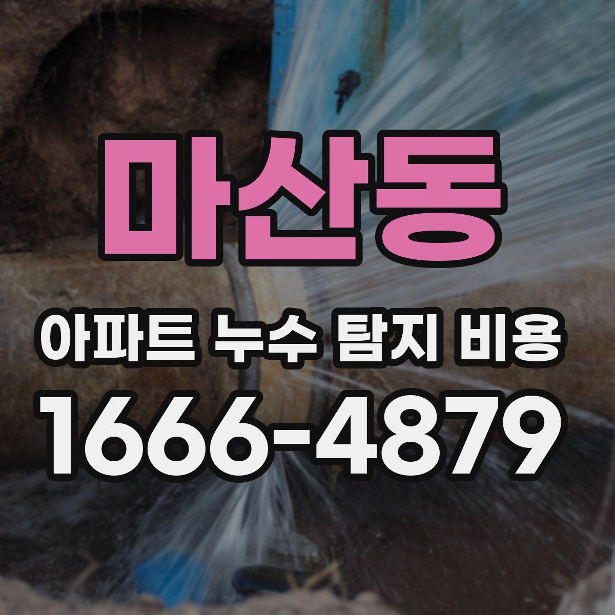 마산동 아파트 누수 탐지 비용