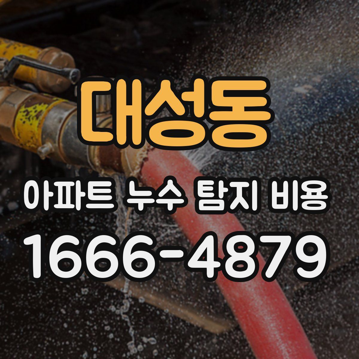 대성동 아파트 누수 탐지 비용