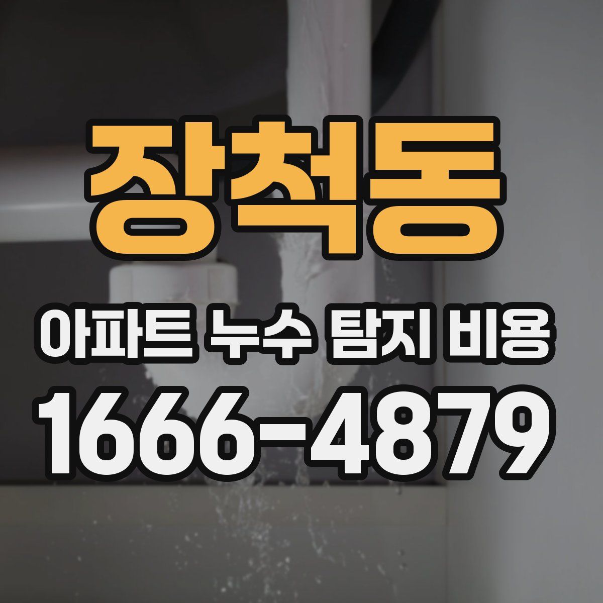 장척동 아파트 누수 탐지 비용