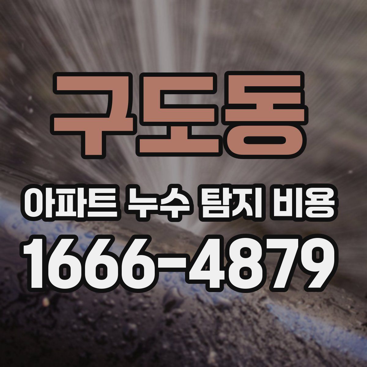 구도동 아파트 누수 탐지 비용