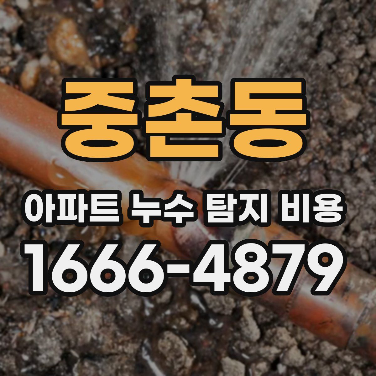 중촌동 아파트 누수 탐지 비용