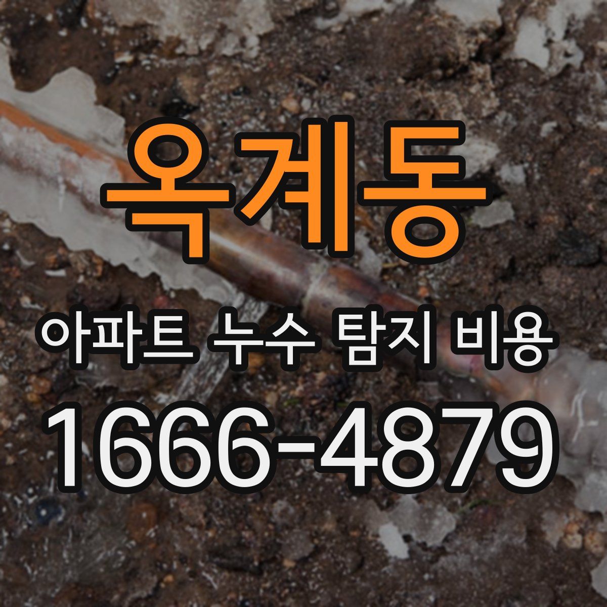 옥계동 아파트 누수 탐지 비용